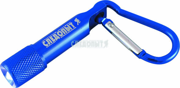 Карабин СЛЕДОПЫТ, 5 см, с фонариком