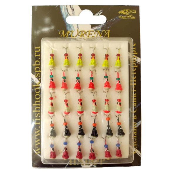 Мормышка вольфрамовая Condor Мормышка КОЗА П.Б.-5 КРАШ. набор уп.30