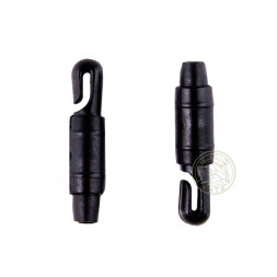 Коннектор черный d2.0 1 шт Три кита