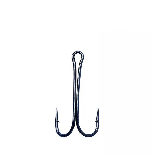 Крючок двойной Misago Long Double 11040 №2/0 22 шт, черный никель, Корея