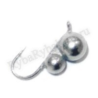 Мормышка вольфрамовая Nord Waters с ушк. Шар+шар PUBLBL030AG 10шт