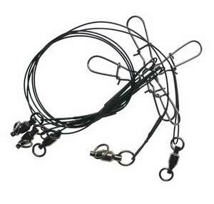 Поводок Хищник оснащ. 1*7 коричн. 20см 6кг 5шт 1102