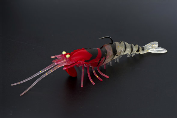 Креветка оснащенная Live Cherabin, размер 100 мм вес 11,0 гр цвет 017 2 шт