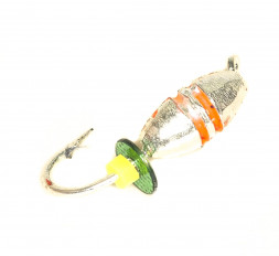 Мормышка вольфрамовая Condor Нимфа с рисками гальваника 4,0 мм, серебро 15 шт