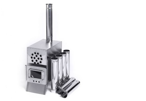 Теплообменник для палатки Вектор-ВД с вентилятором 400*200*380