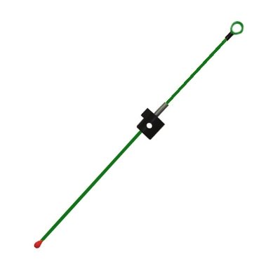 Сторожок Три кита М-3Ф унив. час. пружина полимер. зел. 25шт