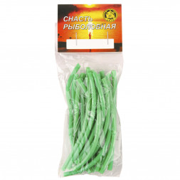 Кембрик d1*2 флуор. зеленый 10см 20шт Три кита